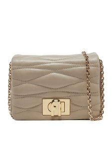 Furla Torebka 1927 Mini Soft WE00735 BX3221 VAN00 Écru. Torebki klasyczne Furla, bez wzorów, ze skóry, bez dodatków. Za 689,99 zł.