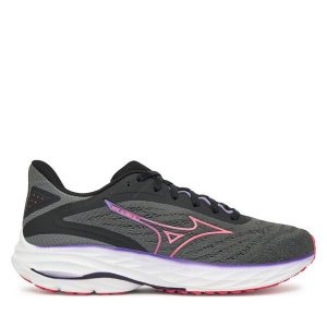 Buty do biegania Mizuno. Szare buty sportowe Mizuno, bez wzorów, bez zapięcia, do biegania, mizuno wave. Za 339,99 zł.