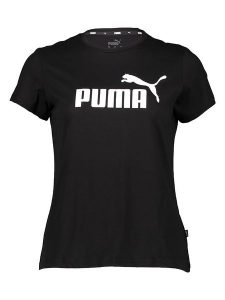 Puma Koszulka "Essential" w kolorze czarnym rozmiar: S. Czarne bluzki Puma, s, bez wzorów, z bawełny, bez kołnierzyka, bez ramiączek. Za 79,03 zł.