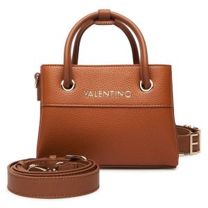 Torebka Valentino. Brązowe torebki klasyczne Valentino, bez wzorów, bez dodatków. Za 659,99 zł.