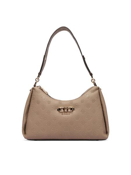 Guess Torebka Anise HWPD99 16180 Beżowy. Brązowe torebki klasyczne Guess, z aplikacjami, ze skóry, bez dodatków. Za 659,99 zł.