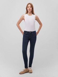 MAVI Dżinsy "Adriana" - Skinny fit - w kolorze granatowym rozmiar: W32/L28. Niebieskie jeansy Mavi, bez wzorów. Za 88,95 zł.