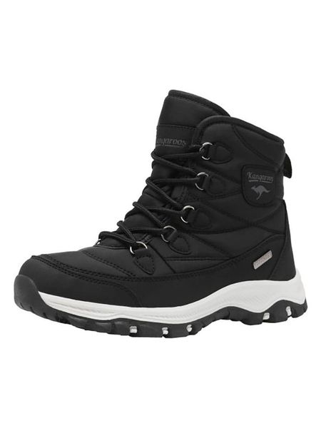 Kangaroos Botki zimowe "K-FW Bonnie RTX" w kolorze czarnym rozmiar: 37. Czarne botki KangaROOS, na zimę, bez wzorów, bez obcasa, bez zapięcia. Za 160,58 zł.