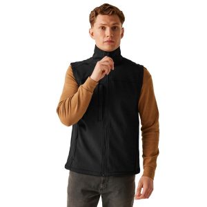 Softshellowy Ocieplacz Na Ciało Dla Dorosłych Unisex Flux. Brązowe kurtki Regatta, bez wzorów, bez kaptura. Za 193,99 zł.