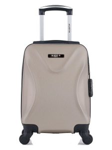 BlueStar Walizka "Garibaldi" w kolorze beżowym - 32 x 46 x 20 cm rozmiar: onesize. Brązowe walizki BlueStar, bez wzorów, z materiału. Za 126,99 zł.