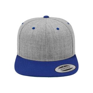Czapka Flexfit 2-tone. Niebieskie czapki FLEXFIT, bez wzorów, z materiału, klasyczne. Za 67,65 zł.