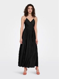 ONLY Sukienka wieczorowa Elema 15207351 Czarny Regular Fit. Czarne kombinezony ONLY, l, bez wzorów, z syntetyku, wizytowe, bez kołnierzyka, bez ramiączek. Za 139,99 zł.