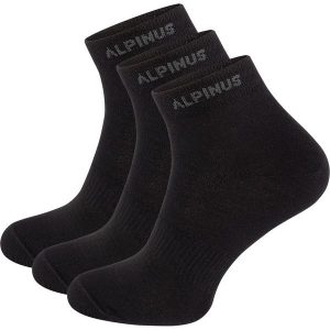 Skarpety trekkingowe dla dorosłych Alpinus Puyo 3pack czarne. Czarne skarpetki ALPINUS, bez wzorów. Za 39,00 zł.