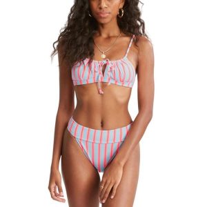 Góra od bikini Billabong Surf Stripe Coco Bralette. Niebieskie bikini Billabong, bez wzorów. W wyprzedaży za 87,00 zł.