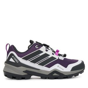 Trekkingi adidas. Fioletowe buty sportowe ADIDAS, bez wzorów, z gore-texu, bez zapięcia, trekkingowe, Adidas Terrex, gore-tex. Za 479,99 zł.