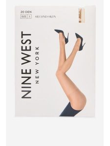 Nine West Rajstopy CEO-9WB-005-AW25 Beżowy. Brązowe rajstopy i pończochy Nine West, bez wzorów, z materiału. Za 19,99 zł.