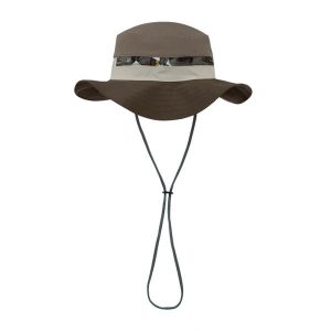 Kapelusz BUFF EXPLORE BOONEY HAT HETCH FOREST. Brązowe kapelusze Buff, bez wzorów, z materiału. Za 219,90 zł.