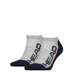 Skarpetki Niskie 2-Pack Szaro-Navy 39-42 Oddychające i Wygodne. Niebieskie skarpetki Head, bez wzorów. Za 122,99 zł.