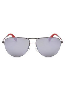 Adidas Okulary przeciwsłoneczne unisex w kolorze srebrno-błękitnym rozmiar: 58. Niebieskie okulary przeciwsłoneczne ADIDAS. Za 174,95 zł.