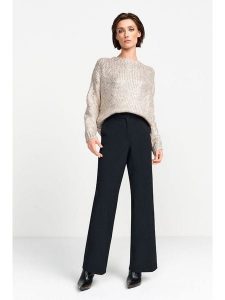 Rich&Royal Sweter w kolorze beżowym rozmiar: M. Brązowe swetry oversize Rich&Royal, m, bez wzorów, z wełny, bez ramiączek. Za 296,56 zł.