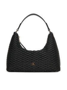 Calvin Klein Torebka LV04F3293G Czarny. Czarne torebki klasyczne Calvin Klein, bez wzorów, ze skóry, bez dodatków. Za 449,99 zł.