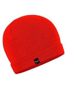 Salewa Czapka beanie "Puez Merino" w kolorze czerwonym rozmiar: onesize. Czerwone czapki Salewa, bez wzorów. Za 118,01 zł.