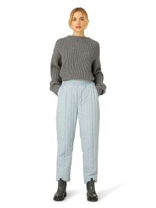 Ilse Jacobsen Spodnie funkcyjne w kolorze błękitnym rozmiar: 42. Niebieskie spodnie z wysokim stanem Ilse Jacobsen, bez wzorów, z podwyższonym stanem. Za 165,99 zł.