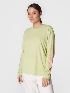 Billabong Bluzka Heartbreaker F3LS15 BIF2 Zielony Oversize. Zielone bluzki Billabong, xs, bez wzorów, z bawełny, bez kołnierzyka, bez ramiączek. Za 169,99 zł.