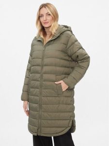 ONLY Płaszcz zimowy 15300258 Zielony Regular Fit. Zielone płaszcze ONLY, na zimę, xs, bez wzorów, z syntetyku, bez kaptura. Za 279,99 zł.