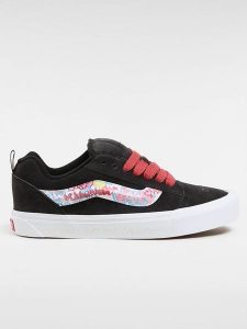 Vans Skórzane sneakersy "Knu Skool" w kolorze czarnym ze wzorem rozmiar: 43. Czarne trampki Vans, bez wzorów, bez zapięcia. Za 113,36 zł.