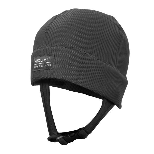 Czapka Prolimit neoprenowa Neoprene Beanie Chinstrap Black 2024. Czarne czapki PROLIMIT, bez wzorów, z materiału. Za 149,00 zł.