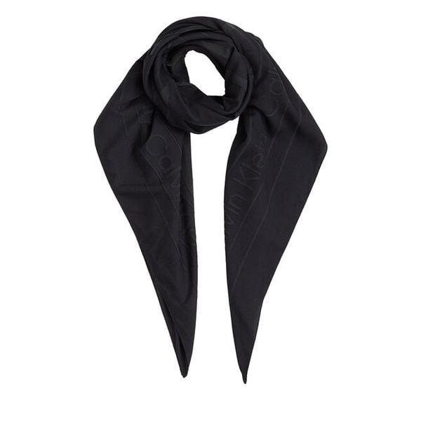 Chusta Calvin Klein. Czarne apaszki i chusty Calvin Klein, bez wzorów. Za 159,99 zł.