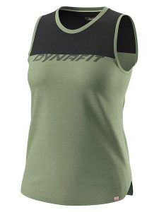 DYNAFIT Top funkcyjny "24/7 DRIRELEASE" w kolorze khaki rozmiar: M. Brązowe topy Dynafit, m, bez wzorów, z materiału, bez kołnierzyka, bez ramiączek. Za 131,43 zł.