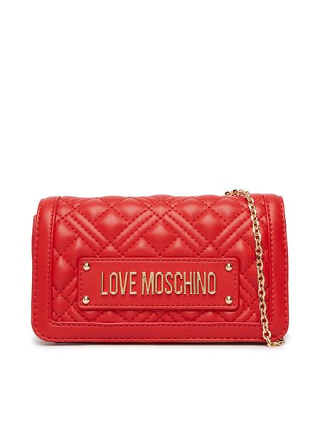 LOVE MOSCHINO Torebka JC5681PP1OLA0500 Czerwony. Czerwone torebki klasyczne LOVE MOSCHINO, bez wzorów, ze skóry, bez dodatków. Za 639,99 zł.