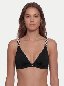 BOSS Góra od bikini 50561291 Czarny. Czarne bikini Boss, bez wzorów, z syntetyku. Za 319,99 zł.