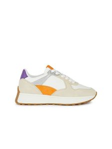 Geox Skórzane sneakersy "Amabel" ze wzorem rozmiar: 38. Trampki Geox, bez wzorów, z materiału, bez zapięcia. Za 346,99 zł.