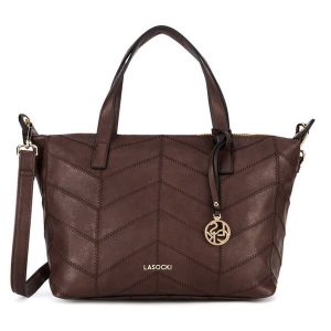 Torba Lasocki. Brązowe listonoszki Lasocki, bez wzorów, bez dodatków. Za 179,99 zł.