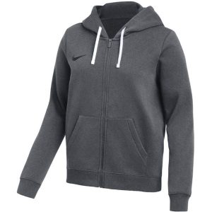 Bluza damska Nike Park 26 Fleece Full-Zip Hoodie. Szare bluzy Nike, bez wzorów, z bawełny, bez kaptura. Za 192,99 zł.
