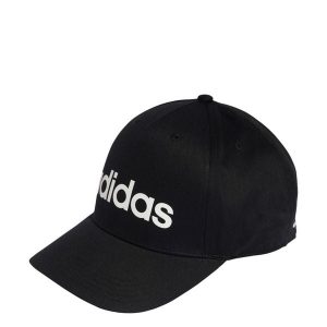 Czapka LINEAR BASEBALL CAP. Białe czapki ADIDAS, bez wzorów, klasyczne. Za 64,95 zł.