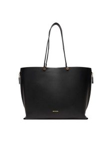 Gino Rossi Torebka WEN-2 Czarny. Czarne shopper bag Gino Rossi, bez wzorów, z materiału, bez dodatków. Za 349,99 zł.