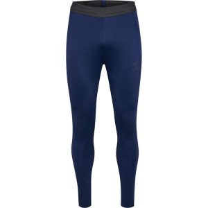 Legginsy Hummel Pro. Niebieskie legginsy Hummel, bez wzorów. W wyprzedaży za 213,00 zł.