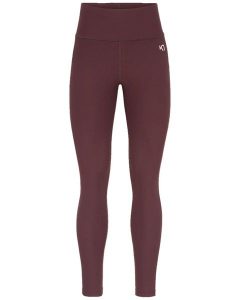 Damskie legginsy z wysokim stanem Kari Traa Nina. Brązowe legginsy Kari Traa, bez wzorów, z materiału, z podwyższonym stanem. Za 329,00 zł.