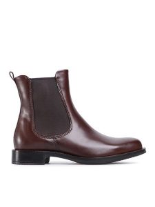 ECCO Sztyblety Sartorelle 25 26650301014 Brązowy. Brązowe botki ecco, bez wzorów, ze skóry, bez obcasa, na płaskiej podeszwie, bez zapięcia. Za 569,99 zł.