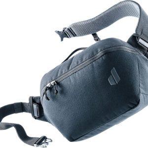 Saszetka nerka deuter Stroof. Czarne nerki i saszetki Deuter, bez wzorów, z materiału. Za 249,99 zł.