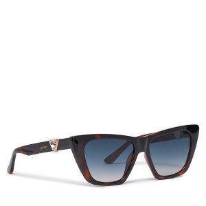 Okulary przeciwsłoneczne Guess. Brązowe okulary przeciwsłoneczne Guess. Za 569,99 zł.