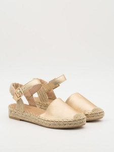 Bellucci Espadryle w kolorze złotym rozmiar: 40. Żółte espadryle Bellucci, bez wzorów, bez obcasa. Za 127,35 zł.