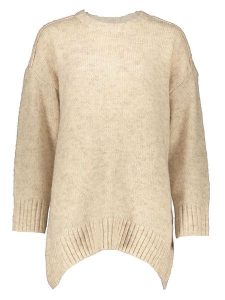 ONLY Sweter w kolorze beżowym rozmiar: XL. Brązowe swetry oversize ONLY, xl, bez wzorów, bez ramiączek. Za 100,99 zł.