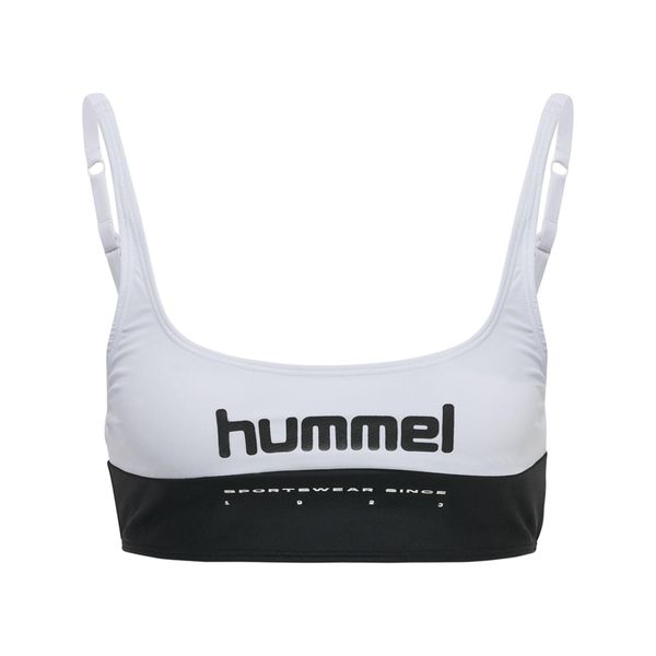 Damski top do kostiumu kąpielowego Hummel Cindi. Białe bikini Hummel, bez wzorów. Za 101,00 zł.