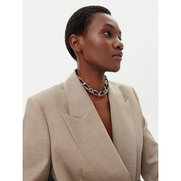 Łańcuszek Patrizia Pepe. Szare łańcuszki Patrizia Pepe, srebrne. Za 329,99 zł.