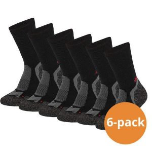 Skarpety turystyczne dla dorosłych Xtreme Wełna Merino, 6 szt. Czarne skarpetki XTREME SOCKSWEAR, bez wzorów, z wełny. Za 203,99 zł.