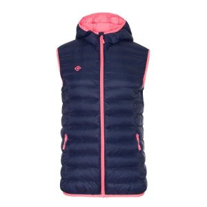 Kamizelka trekkingowa i górska z włókna dla kobiet Izas ORTIL W. Brązowe kamizelki Izas, m, bez wzorów, z nylonu, bez kołnierzyka, bez ramiączek, bez kaptura. Za 313,00 zł.