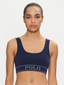 Polo Ralph Lauren Biustonosz top 4P3006 Granatowy. Niebieskie biustonosze Polo Ralph Lauren, xl, bez wzorów, z syntetyku, bez kołnierzyka, bez ramiączek. Za 189,99 zł.