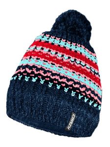 Crazy Czapka beanie "Input" w kolorze granatowym ze wzorem rozmiar: onesize. Niebieskie czapki Crazy, bez wzorów, z polaru. Za 141,17 zł.