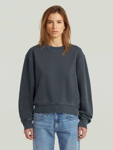 G-Star Bluza w kolorze antracytowym rozmiar: L. Czarne bluzy G-Star, l, bez wzorów, z bawełny, bez kaptura. Za 148,96 zł.