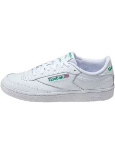 Reebok Skórzane sneakersy "Club C 85" w kolorze białym rozmiar: 39. Białe trampki Reebok, bez wzorów, bez zapięcia. Za 307,46 zł.